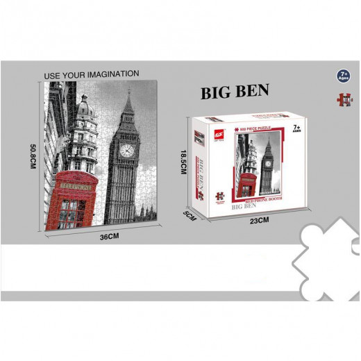 London Call Box Puzzles, 500 Pieces