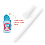 Skip Hop Zoo Straw Bottle, Extra Straws