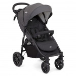 Joie litetrax 4 wheel pushchair stroller coal