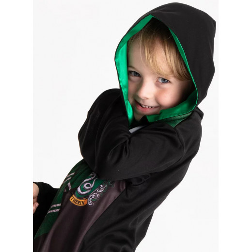 Harry Potter Costume, Slytherin Design, Black And Green Color