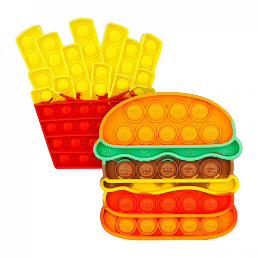 Pop It Game, French Fries & Burgers Design