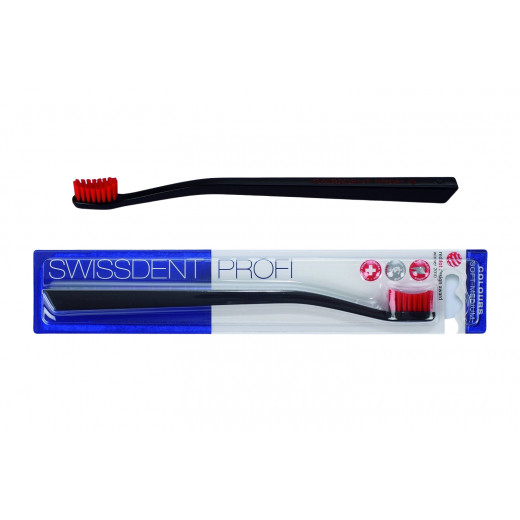 Swissdent Professional Whitening Toothbrush Black Red Soft-Medium