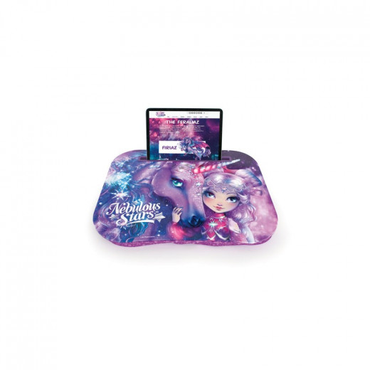 Nebulous Stars Lap Desk With Cushion, Nebulia & Firiaz Design