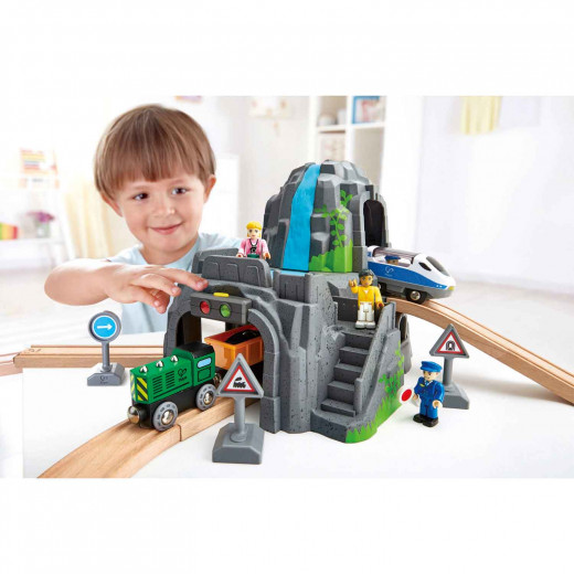 Hape Light & Sound Mountain Tunnel Set