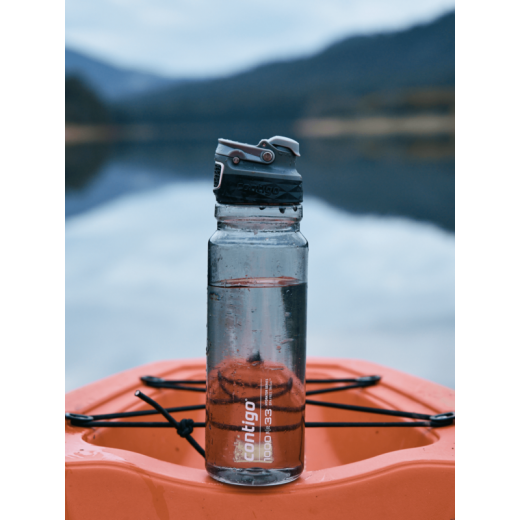 Contigo Premium Outdoor Free Flow Travel Bottle, Grey Color, 1000 Ml