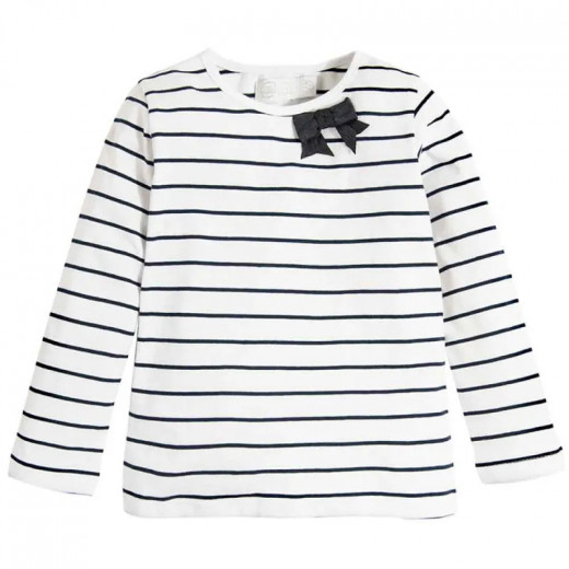 Cool Club Long Sleeve T-Shirt, Striped Design