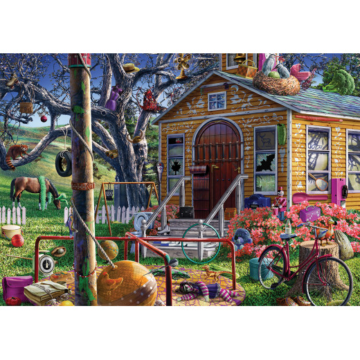 Ks Games Puzzle, Lonley House Design,1000 Pieces