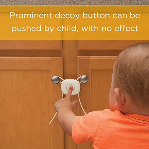 Safety 1st Square Out Smart Flex Lock For Child Safety, White Color