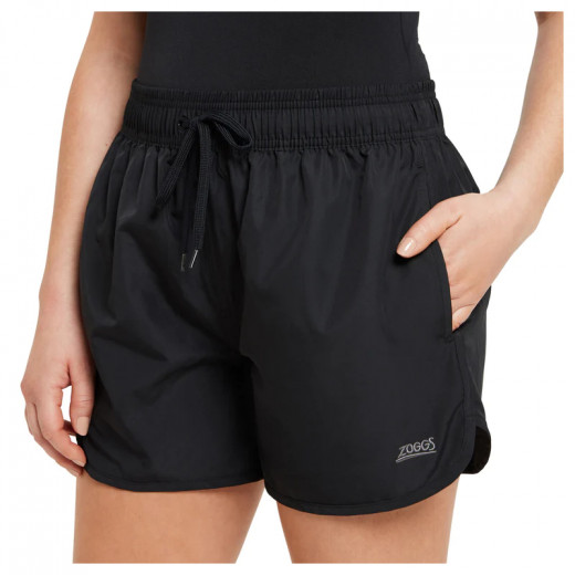 Zoggs Swimming Indie Shorts For Women, Black Color, XL