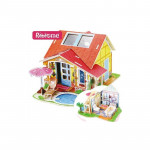 Robotime 3D Puzzle Wooden house with furniture, Bathroom