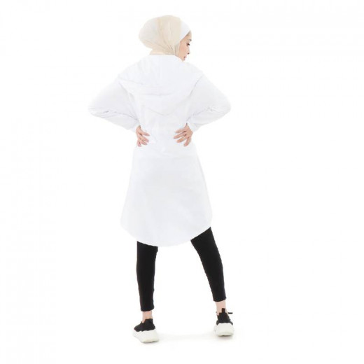 RB Performance Long Jacket, White Color