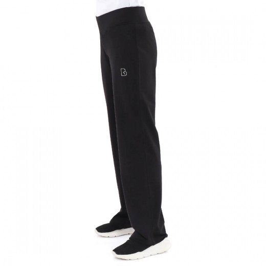 RB Essential Wide Leg Sweatpants, Black Color