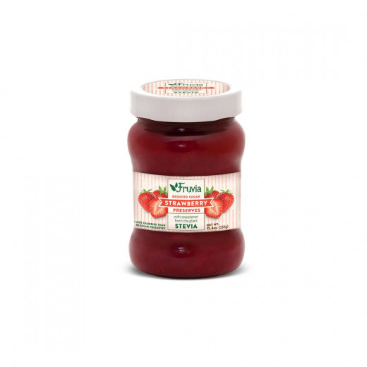 Fruvia Strawberries Jam With Stevia, 330 Gram