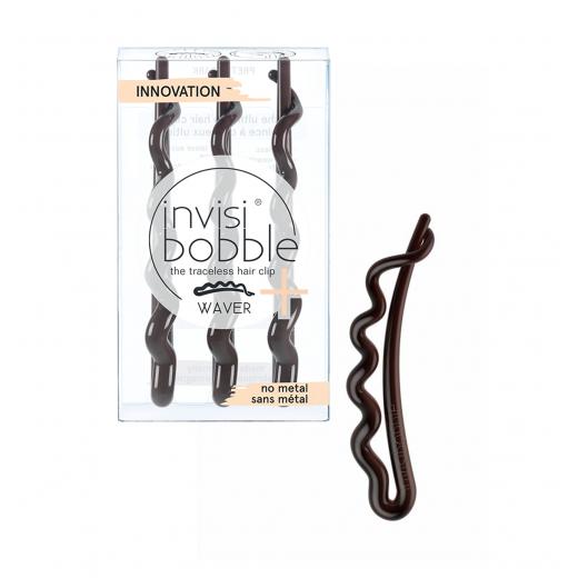 Invisibobble Waver Hair Clips Pretty Dark, 3 Pieces