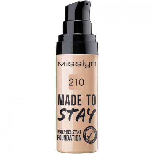 Misslyn Made To Stay Water-Resistant Foundation - No. 210