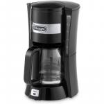 De'Longhi Filter Coffee Machine, 1.25 Liters, Auto shut off and Anti-Drip system, ICM15210.1 - Black