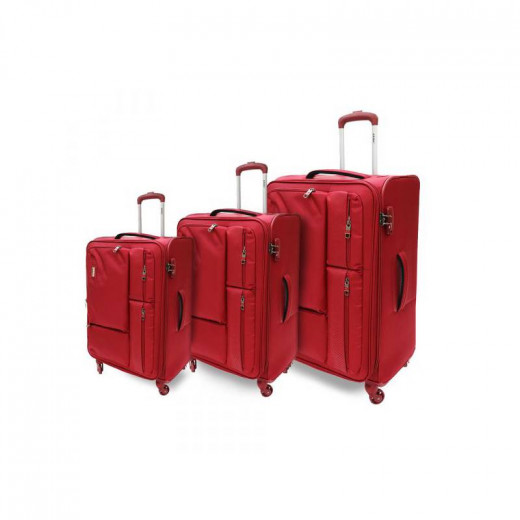 ARMN Travel Luggage, Red Color 3 Pieces