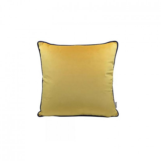 Nova Home Velvet Cushion Cover, Yellow, 47x47 Cm