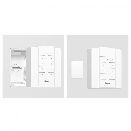 Sonoff Base Wall Mounted Holder For Sonoff Rm433r2, White