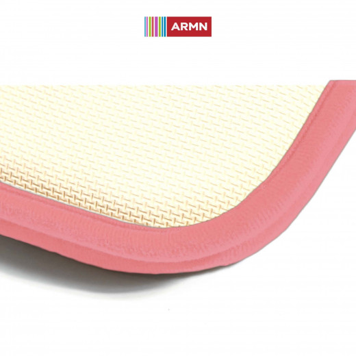 ARMN Clara Memory Foam Bath Rug, Pink Color, 60*90 Cm