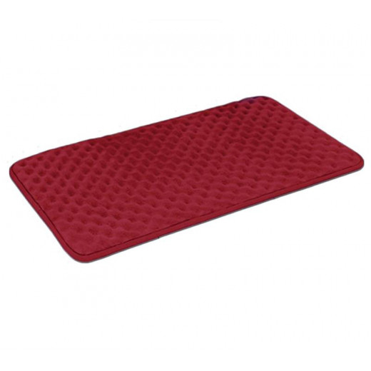 ARMN Clara Memory Foam Bath Rug, Burgundy Color, 50*80 Cm