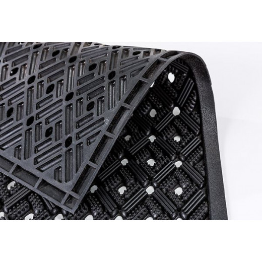 Astra Dynamic Rubber Doormat, Black Color 45x75 Cm