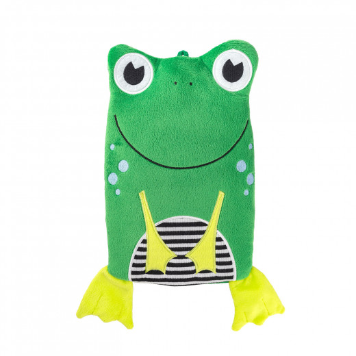 Hugo Frosch Eco Hot Water Bottle, Green Frog