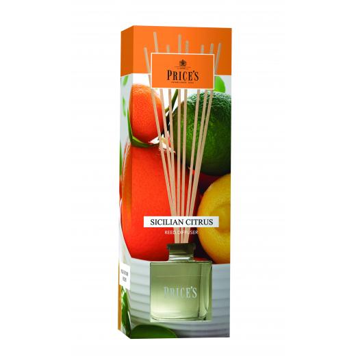 Price's Reed Diffuser, Sicilian Citrus