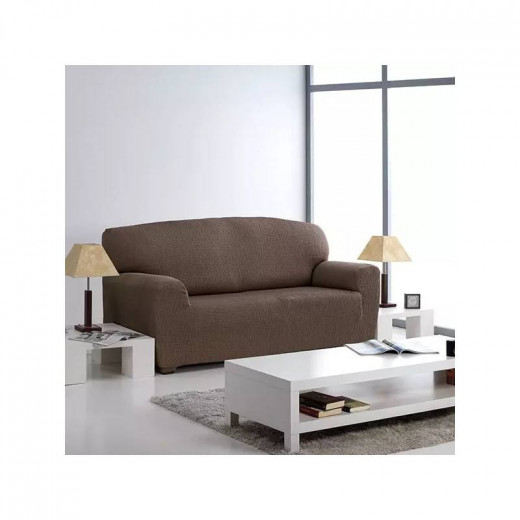 Nueva Textura "Diamante" Sofa Cover 3 Seats, Brown Color