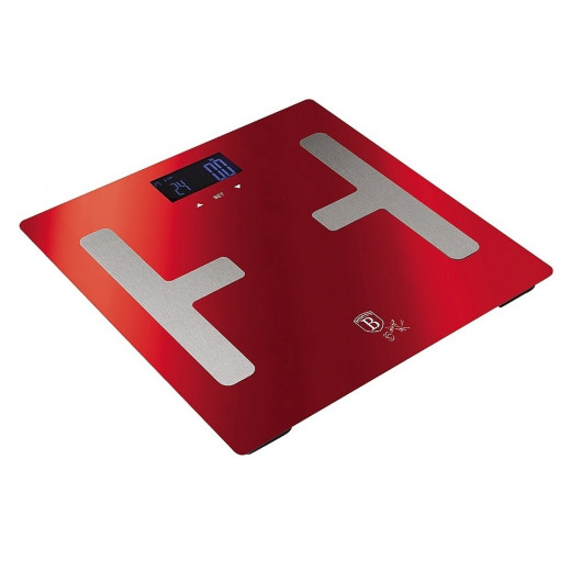 Berlinger Haus Digital Bathroom Bodyfat Scale, Burgundy ,180kg