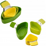 Joseph Joseph Nest Steam 3 Piece Set, Green