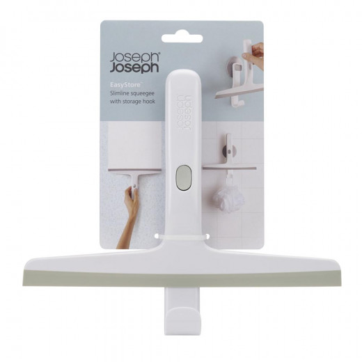 Joseph Joseph EasyStore Slimline Squeegee with Storage Hook, Grey