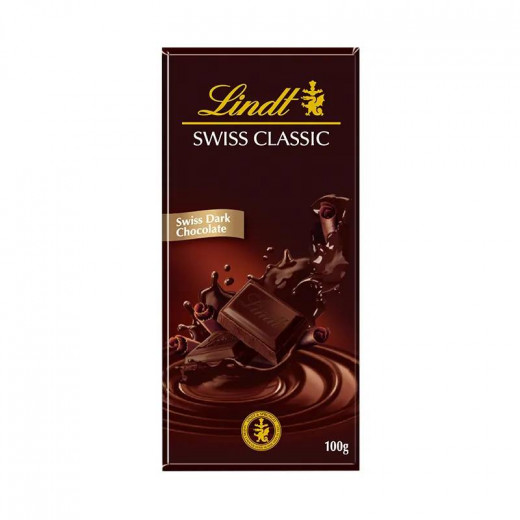 Lindt Swiss Classic Straw Pack Pure Dark Chocolate, 12pcs, 100g