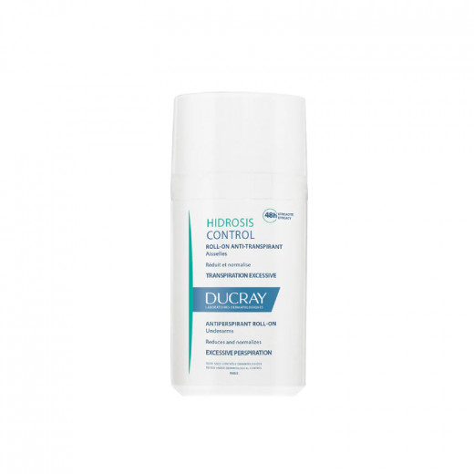 Ducray Hidrosis Control Antiperspirant Roll-On, Underarms 40 mL