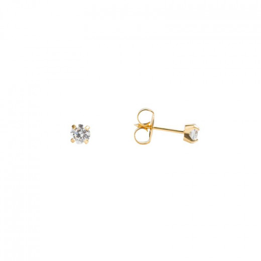 Studex Sensitive Cubic Zirconia Stud Earrings, 4 Mm