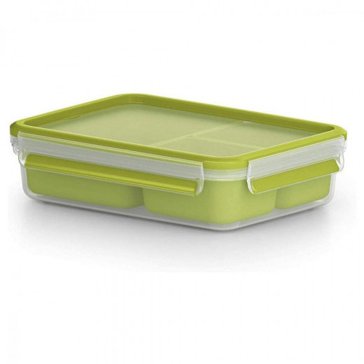 ماستر سيل, صندوق غداء مع حشوات, أخضر, 1.20 لتر من تيفال