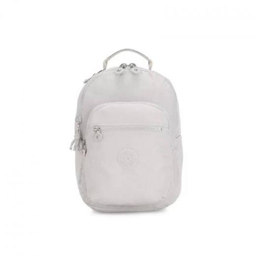 Kipling Seoul Backpack with Tablet Compartment Curiosity Small, Grey Color