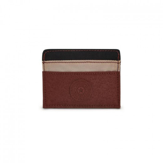 Kipling Card Holder Female Brown Rose Cardy