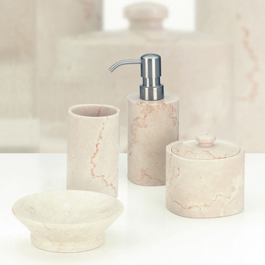 Kela "Marble" Toothbrush Tumbler - Marble - Beige