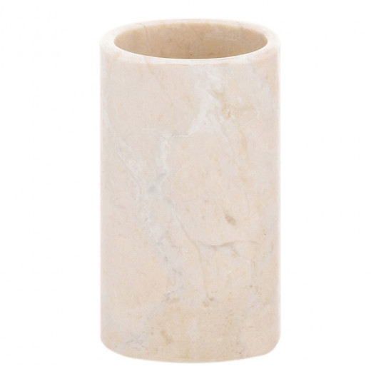 Kela "Marble" Toothbrush Tumbler - Marble - Beige