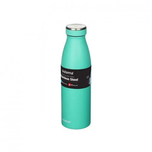 Sistema Stainless Steel Bottle 500ml - Turquoise