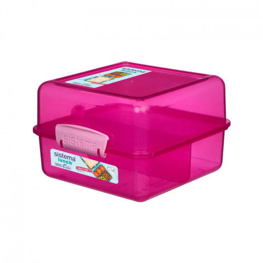 Sistema - Lunch Cube To Go - 1.4 Liter Pink Color