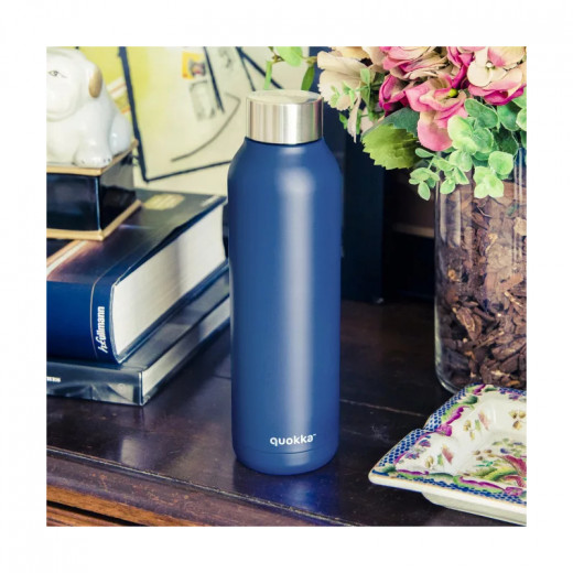 Quokka Stainless Steel Bottle, Navy Blue Color, 630 Ml