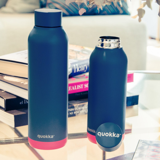 Quokka Stainless Steel Bottle, Navy Blue Color, 510 Ml