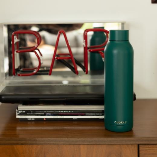 Quokka Stainless Steel Bottle, Green Color, 630 Ml