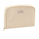 Case For Pencil / Makeup , Large Capacity, Beige Color