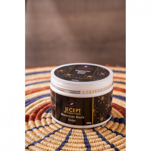 JeCept Moroccan Black Soap, 300gm