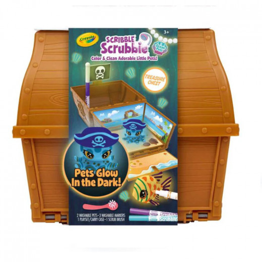 Crayola Washimals Glow Ocean Pets, Tresure Chest