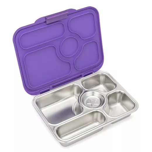 Bento Box Lunch Box Stainless Steel Leakproof, Purple