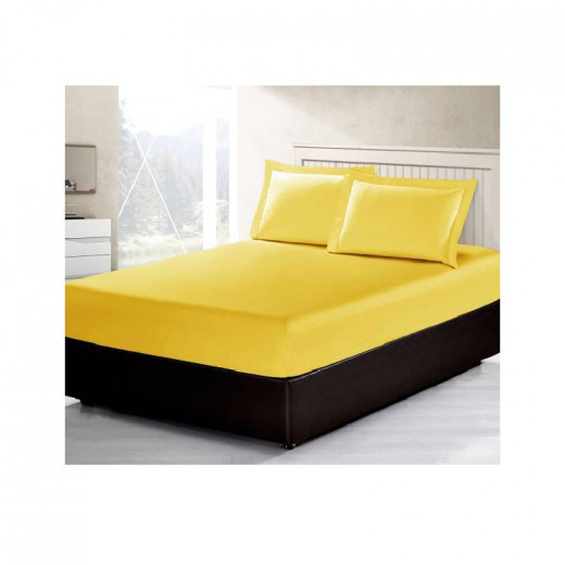 ARMN Vero, Single Fitted Sheet, Yellow , 2 pieces